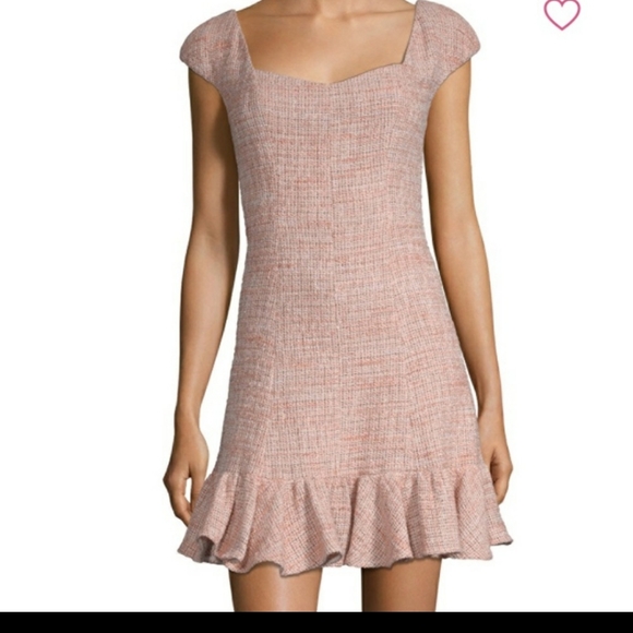 Rebecca Taylor Flounce Tweed Dress - Picture 10 of 11